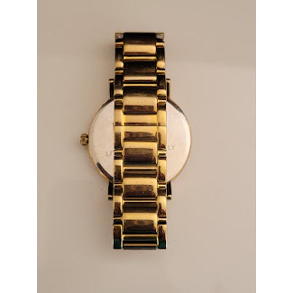 Kate Spade Ladies Gramercy‎ Watch 34mm Fresh Battery Gold Tone SMALL Petite - Picture 6 of 7